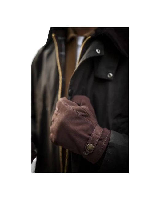 Hestra Brown Gloves for men