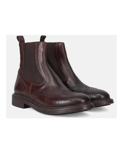 Moma Brown Chelsea Boots for men