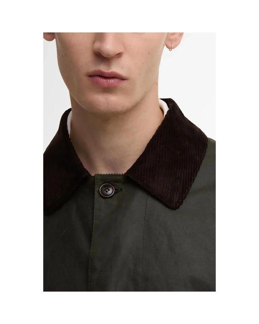 Barbour Black Single-Breasted Coats for men