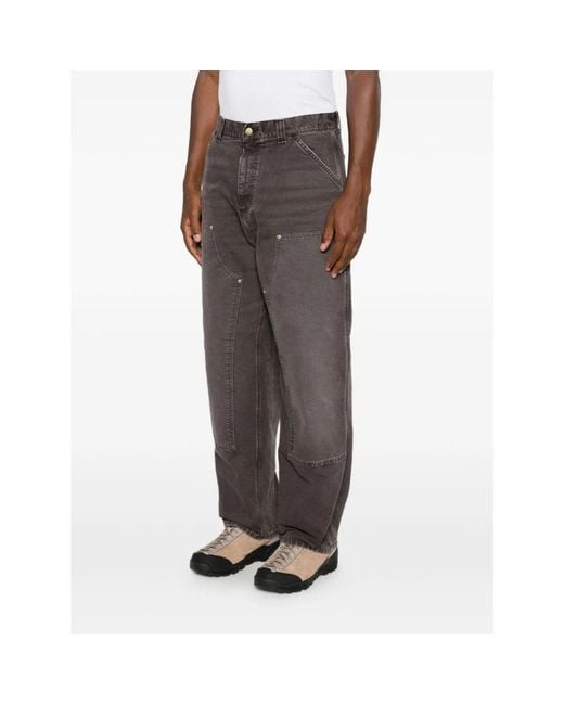 Carhartt Gray Loose Fit Jeans for men