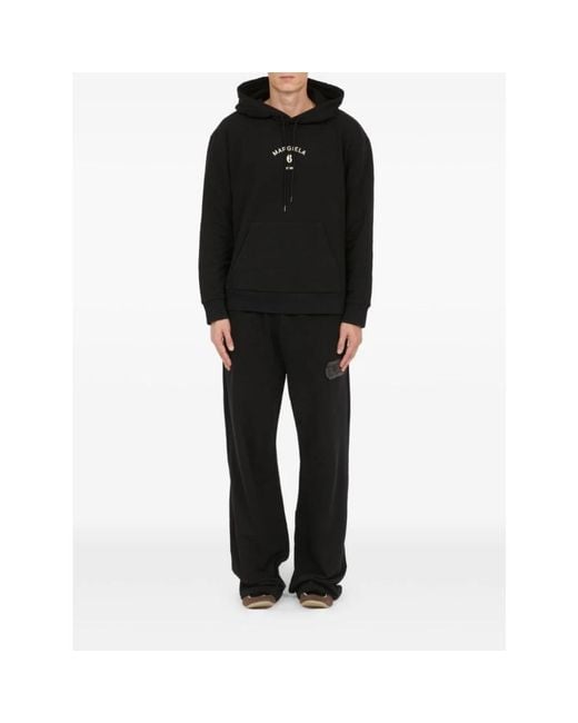 MM6 by Maison Margiela Black Hoodies