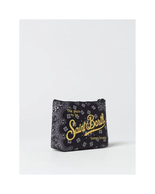 Mc2 Saint Barth Blue Bandana Print Clutch Tasche