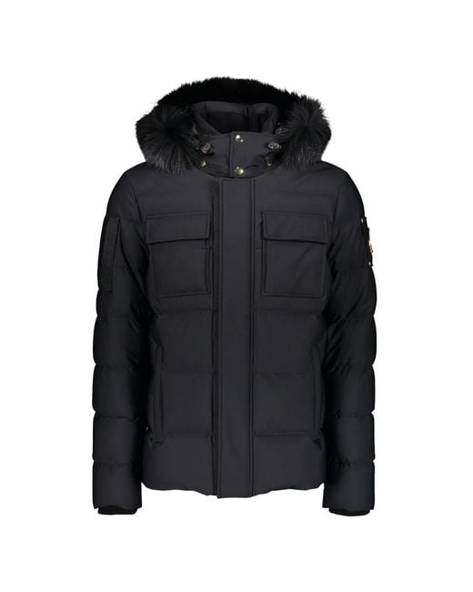 Moose Knuckles Black Down Jackets for men