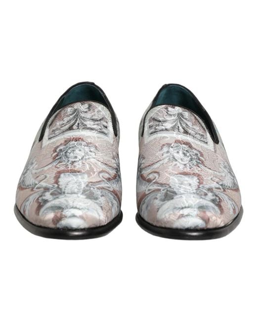 Dolce & Gabbana White Loafers for men