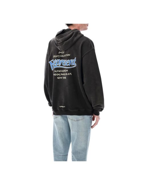 Hoodies Represent de hombre de color Black
