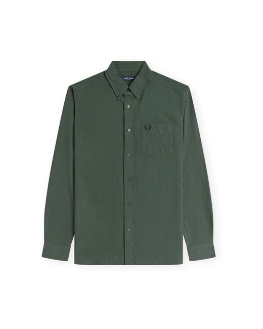 Fred Perry Green Casual Shirts for men