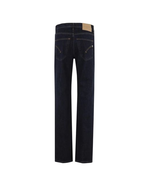 Dondup Blue Straight Fit Jeans