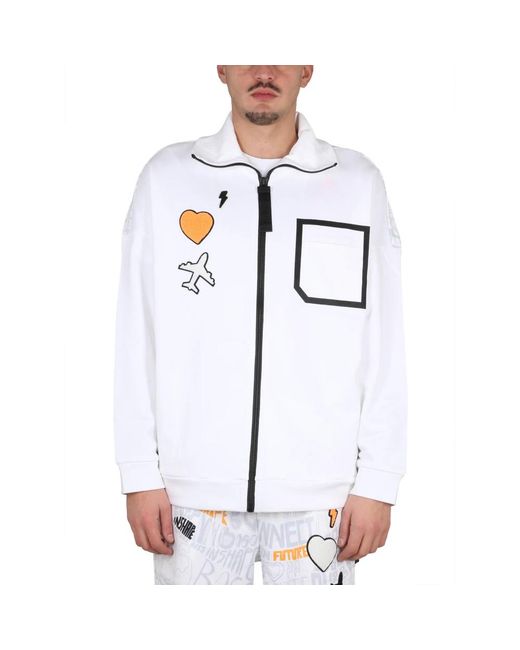 HUGO White Zip-Throughs for men
