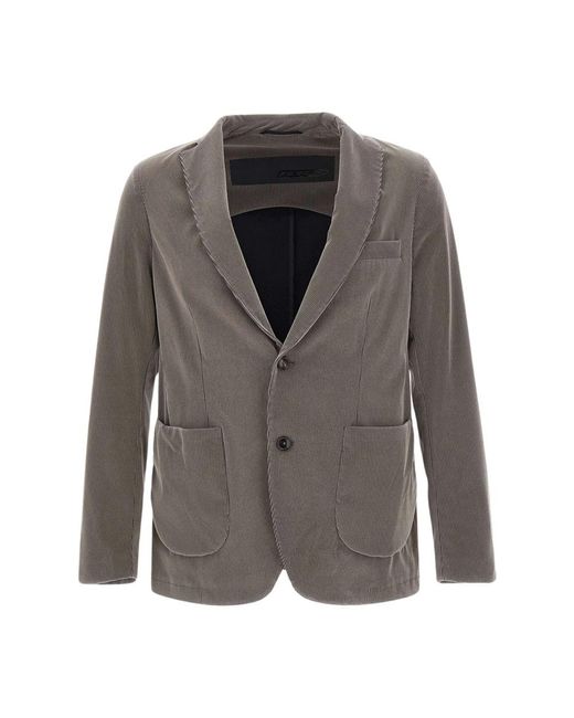 Rrd Jassen ,Grijs ,Techno Velvet 1000 Blazer in het Gray voor heren