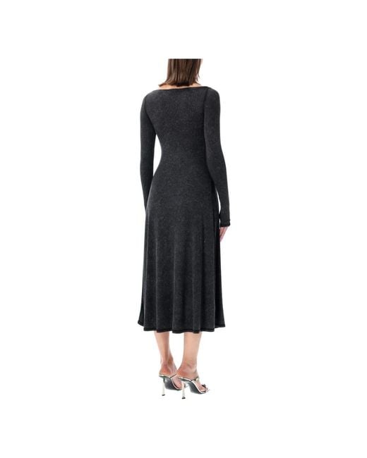 DIESEL Black Midi Dresses