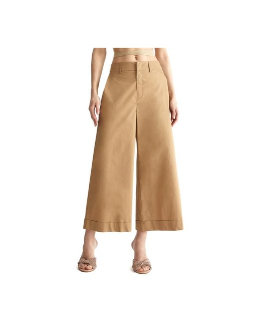 Liu Jo Natural Wide Trousers