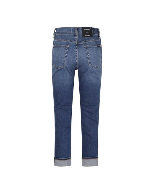 7 For All Mankind Slim-Fit Jeans in het Blue