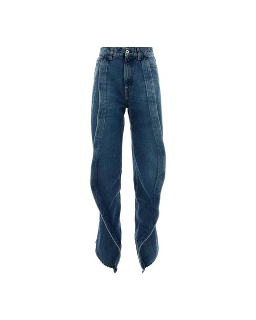 Jeans denim clásicos Y. Project de color Blue