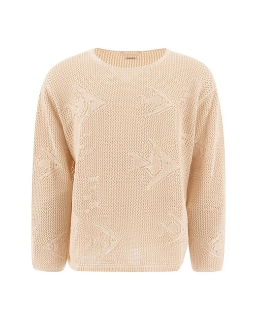 Round-Neck Knitwear Bode de hombre de color Natural