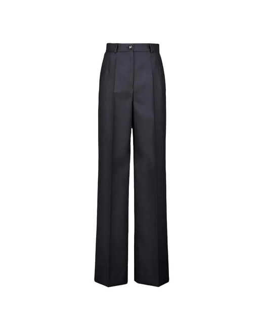 Dolce & Gabbana Blue Wide Trousers