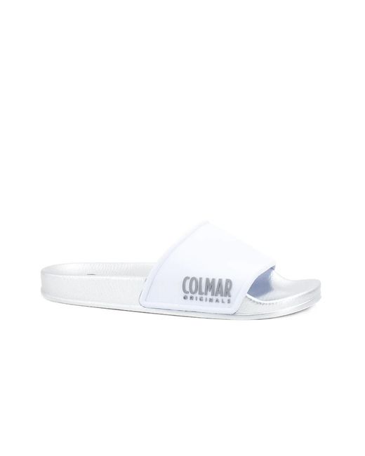 Colmar Slipper Plain in het White