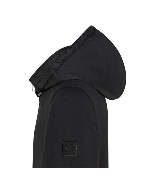 Zip-Throughs di Sun 68 in Black da Uomo