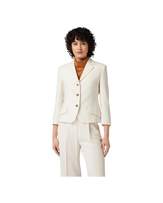 Max Mara Studio White Blazers