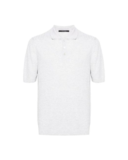Tagliatore White Polo Shirts for men