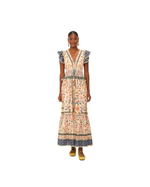 Maxi Dresses di Farm Rio in Metallic