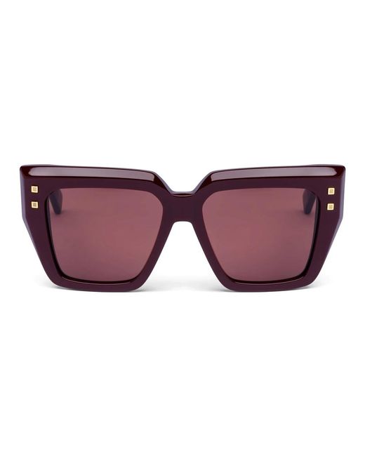 Sunglasses di Balmain in Purple