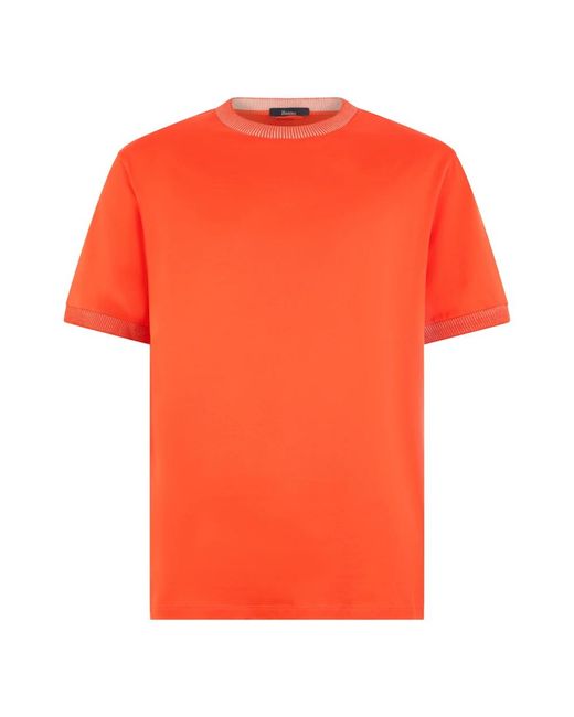 Herno Orange T-Shirts for men