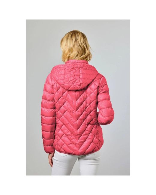 Junge Jassen ,Roze ,Winterjas in het Red