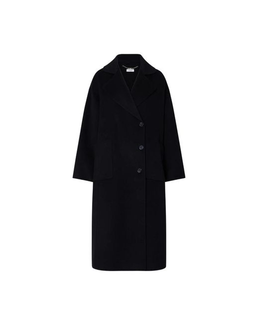 Liu Jo Black Single-Breasted Coats