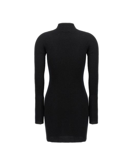 Courreges Black Knitted Dresses