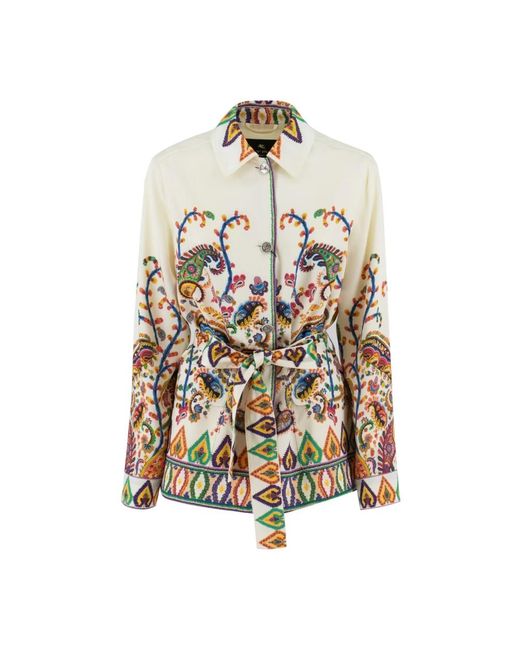 Light Jackets Etro de color White