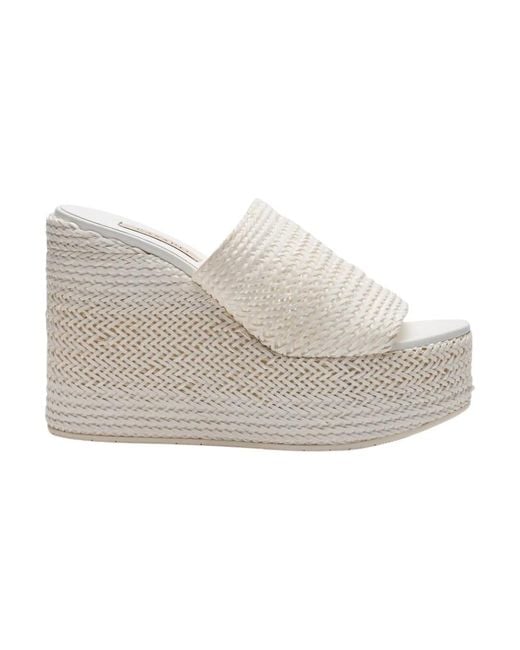 Casadei Gray Wedges