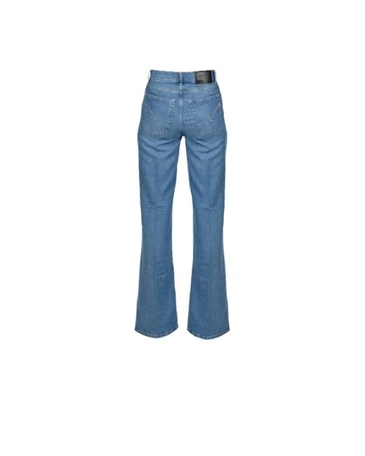 Dondup Boot-Cut Jeans in het Blue