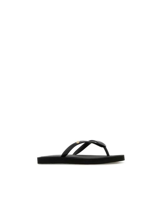 Tory Burch Black Flip Flops