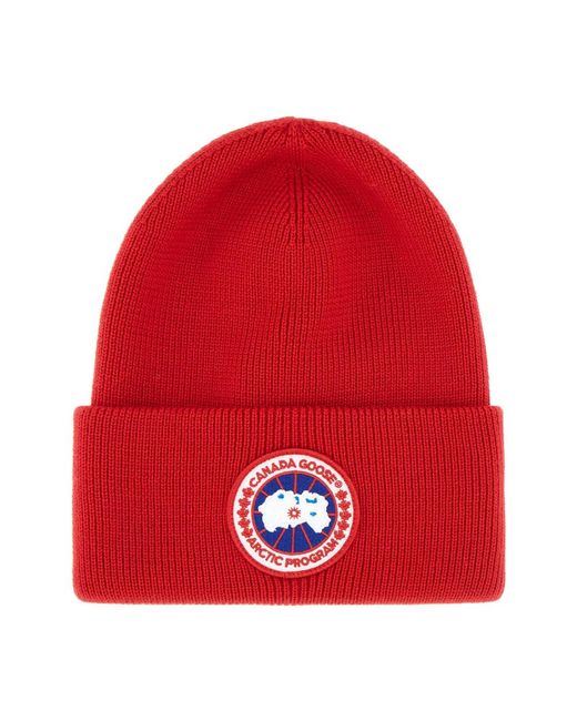 Canada Goose Red Beanies