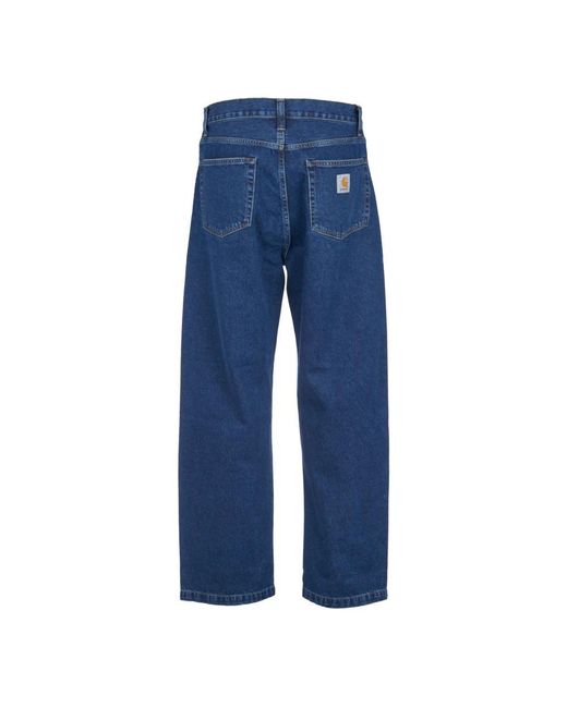 Carhartt Blue Straight Jeans for men