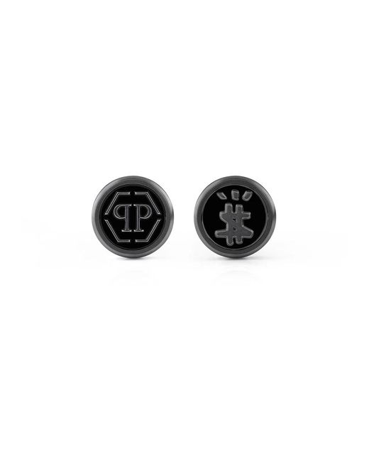Cufflinks & Tie Clips di Philipp Plein in Black da Uomo
