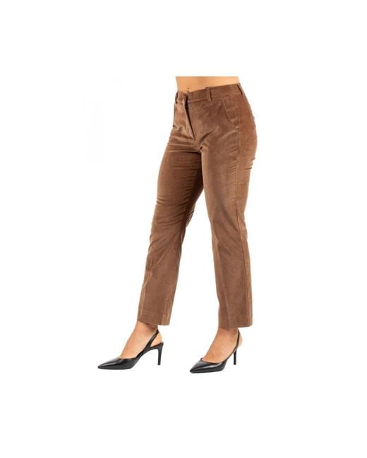 Slim-Fit Trousers Weekend en coloris Brown
