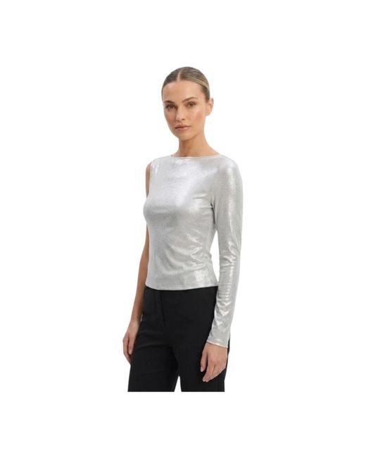 Chiara Ferragni Gray Tops