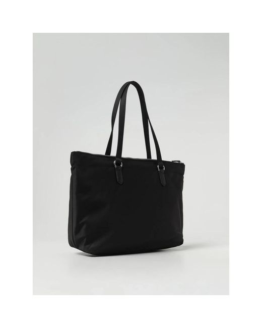 Emporio Armani Black Tote Bags