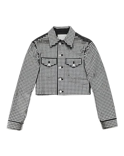 Stella McCartney Denim Jackets in het Gray