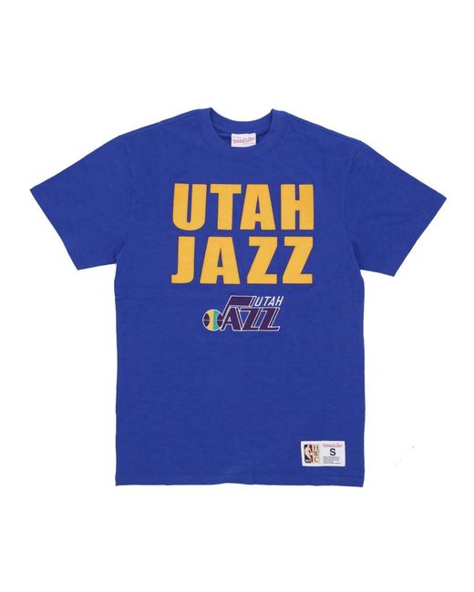 T-Shirts Mitchell & Ness de hombre de color Blue