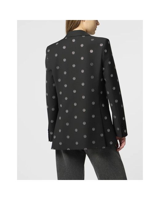 Philipp Plein Black Blazers