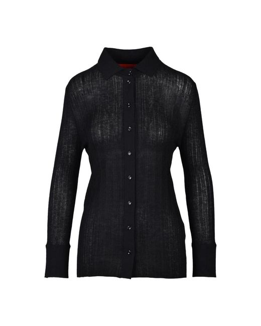 Wild Cashmere Truien & Vesten ,Zwart ,Kasjmier Luxe Cashmere Vest in het Black