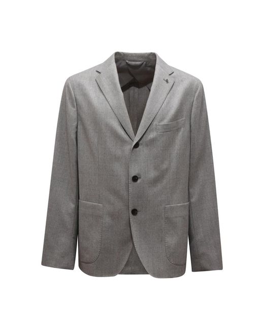 Peserico Gray Blazers for men