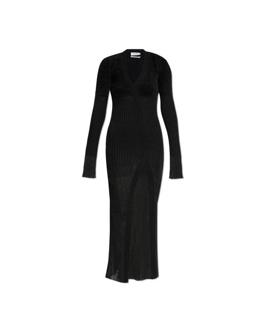 The Attico Midi Dresses in het Black