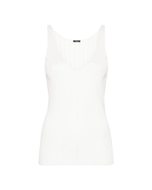 Sleeveless Tops di Joseph in White