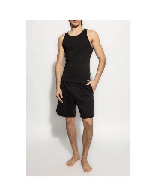 Sleeveless Tops DIESEL pour homme en coloris Black