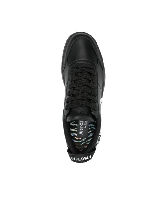 Just Cavalli Black Schwarze sneakers scarpa