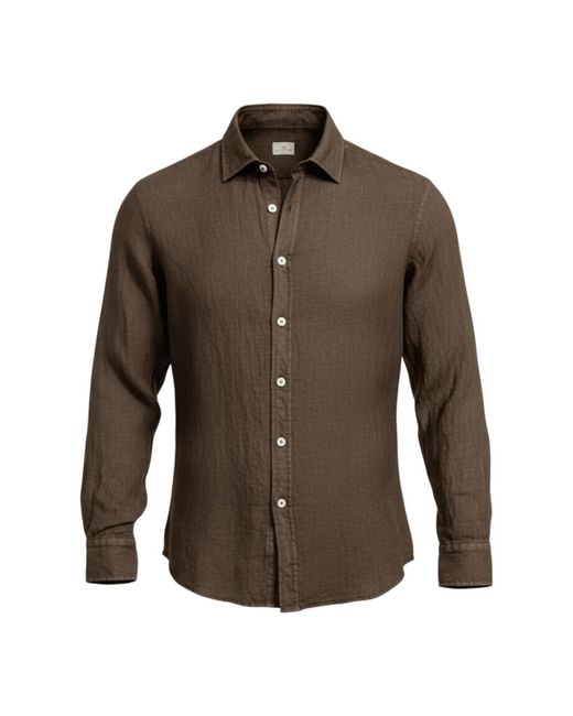 Sonrisa Brown Casual Shirts for men