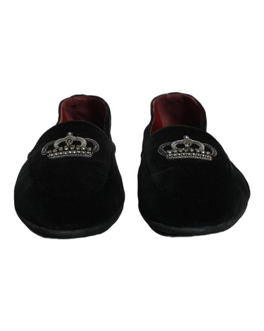 Dolce & Gabbana Black Loafers for men